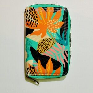 Wander Wallets Bi-fold Zipper Wallet Tropical